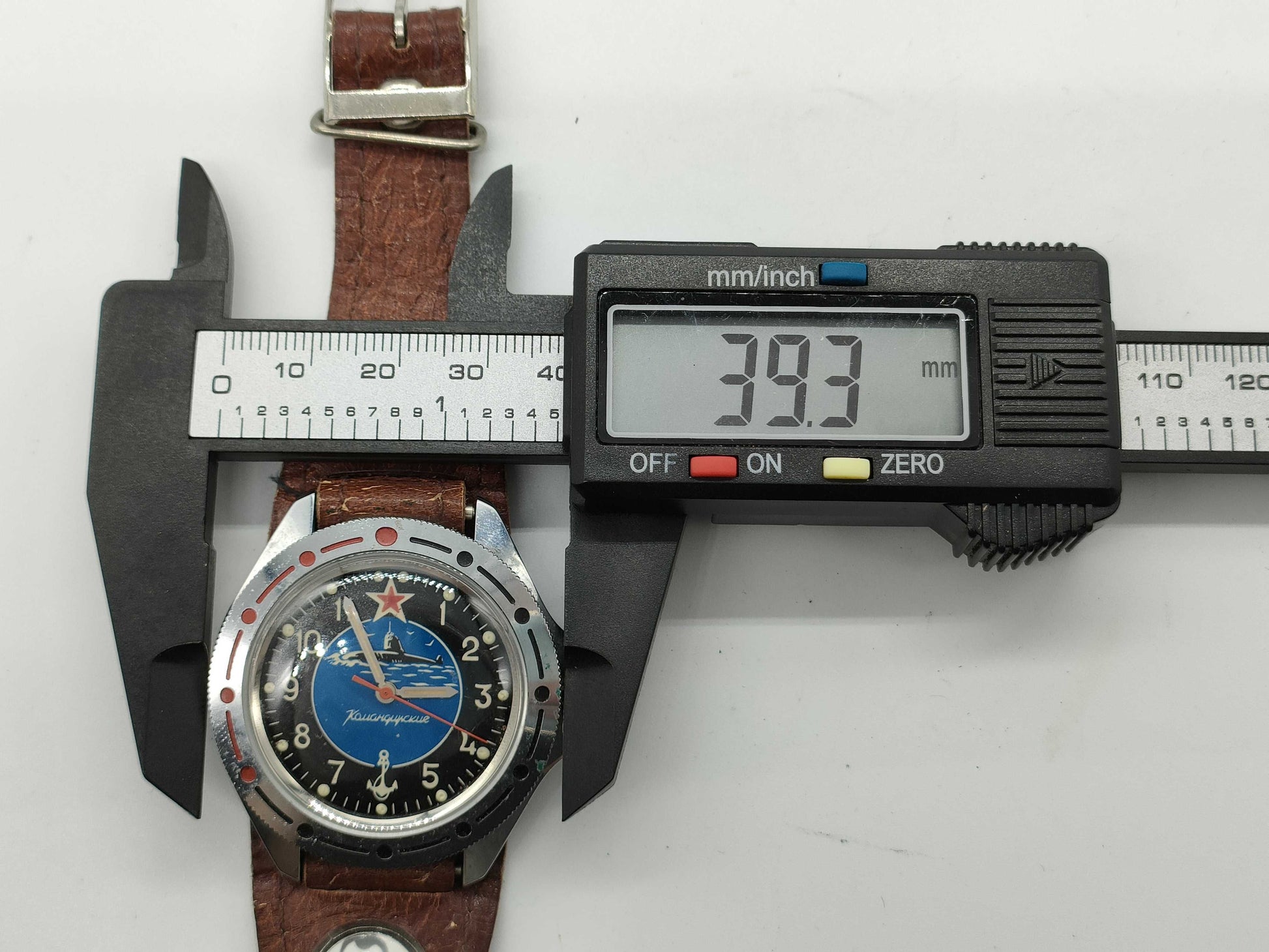 Vostok Komandarsky Vintage Strap Men's Watch