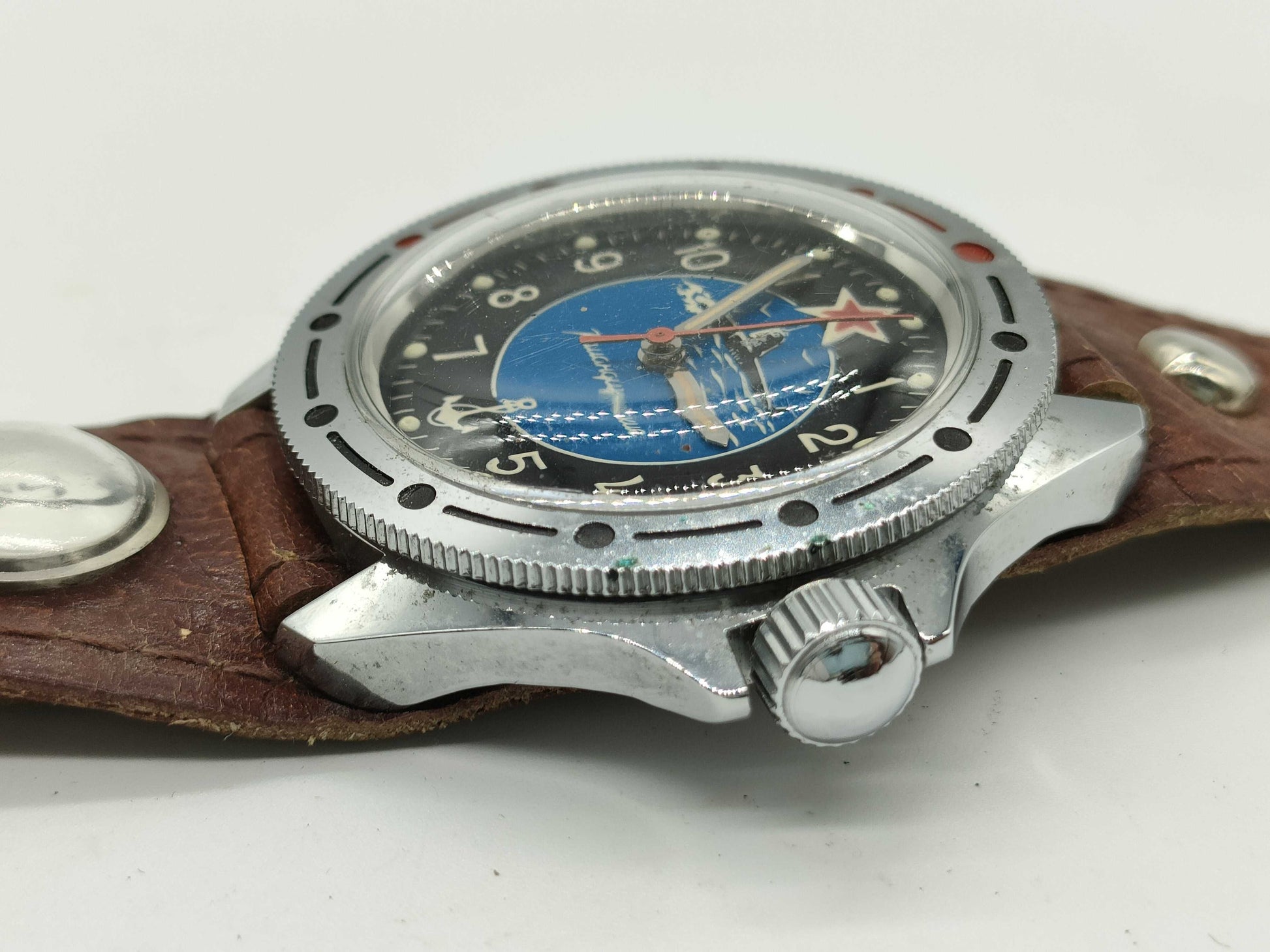 Vostok Komandarsky Vintage Strap Men's Watch