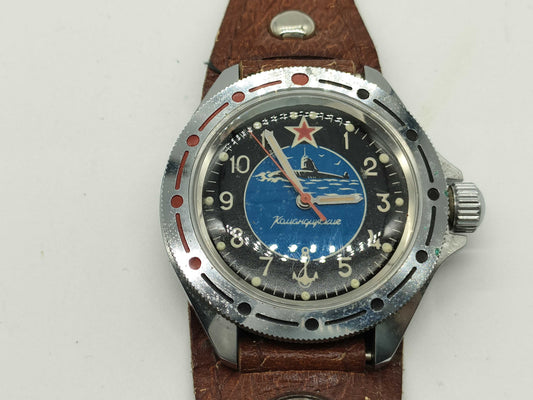 Vostok Komandarsky Vintage Strap Men's Watch