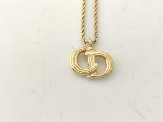 Dior CD logo necklace necklace
