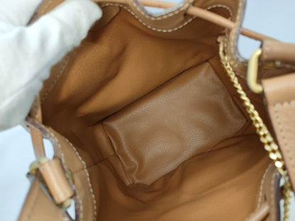 CELINE Drawstring Shoulder Bag with Pouch