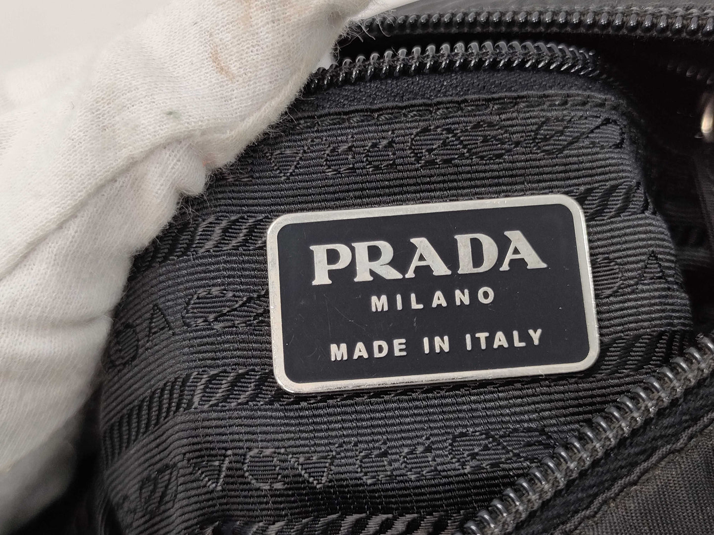 PRADA nylon shoulder pouch shoulder bag