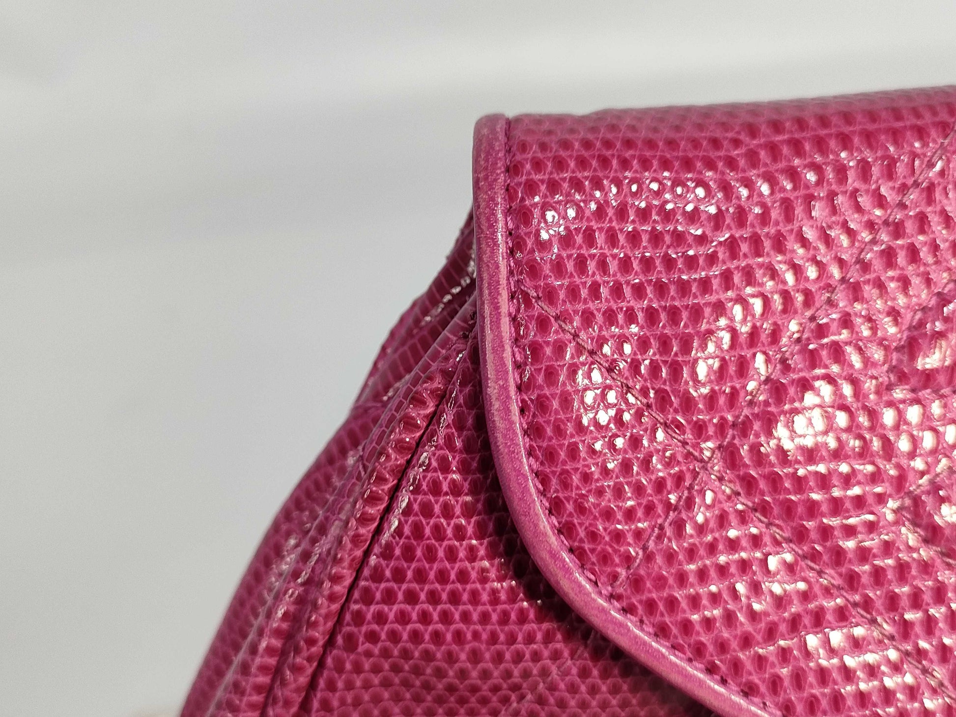 CHANEL Coco Mark No. 1 Lizard Chain Bag Shoulder Bag
