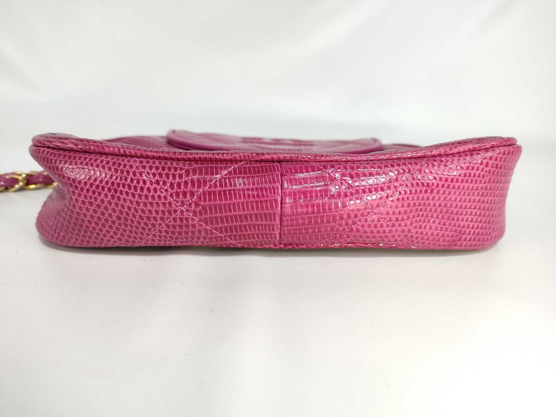 CHANEL Coco Mark No. 1 Lizard Chain Bag Shoulder Bag