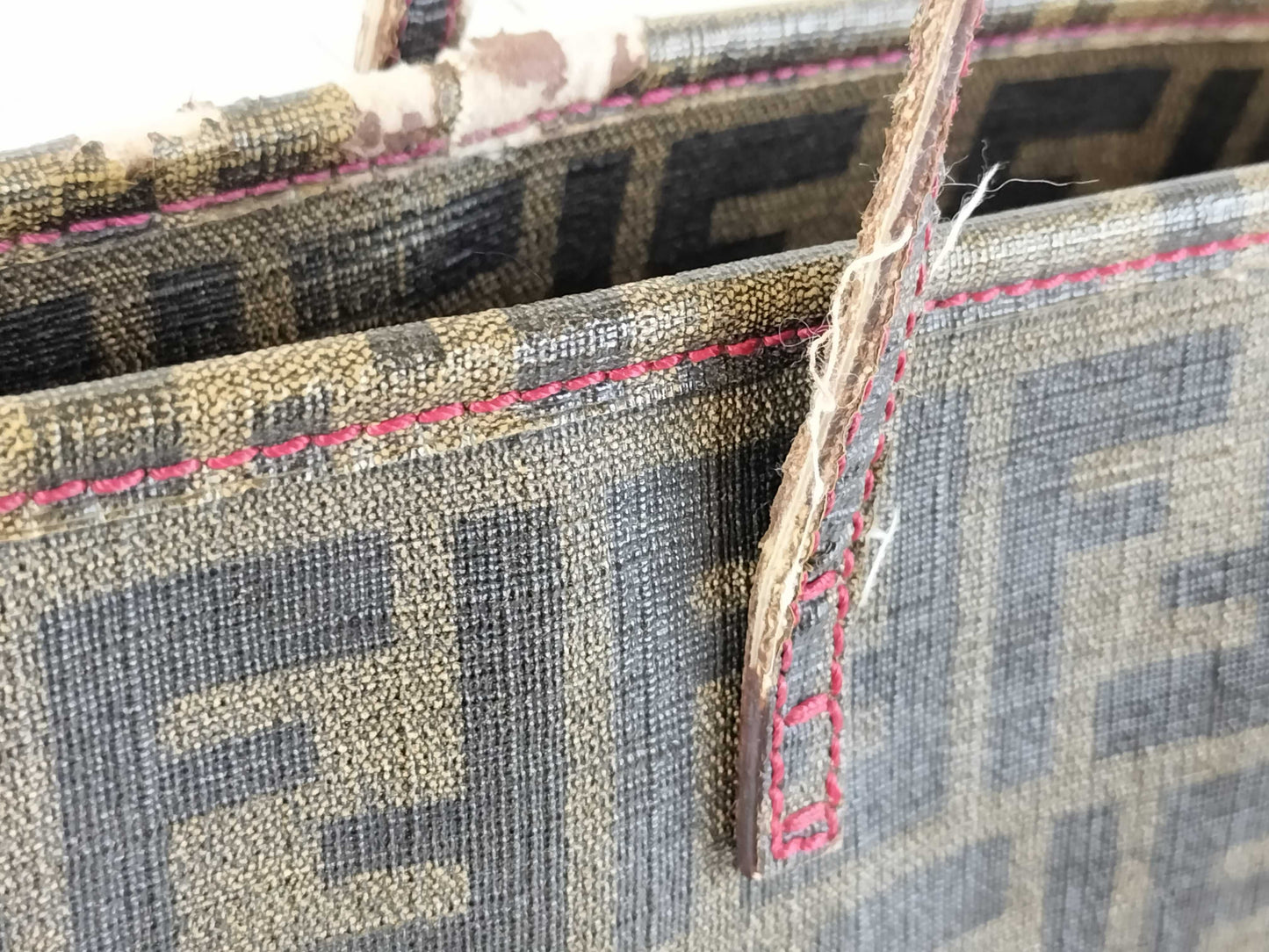 FENDI Zucca pattern PVC tote bag