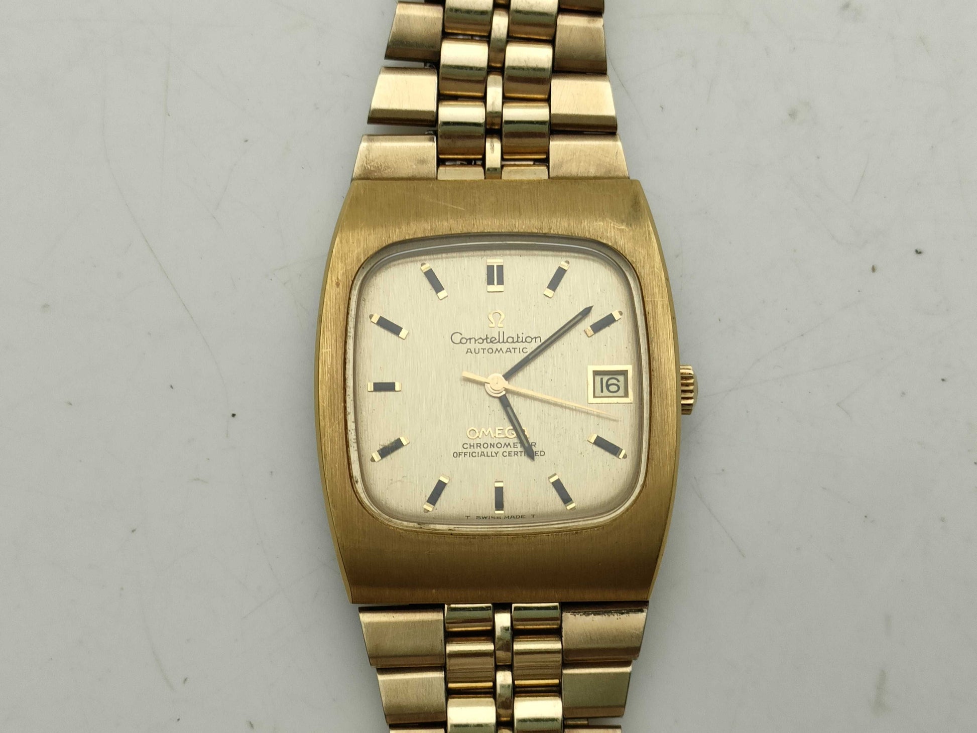 OMEGA Constellation Date Men's Automatic Watch, Unmoving, Boys' Watch