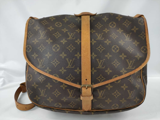 LOUIS VUITTON Monogram M42254 Saumur 35 Shoulder Bag