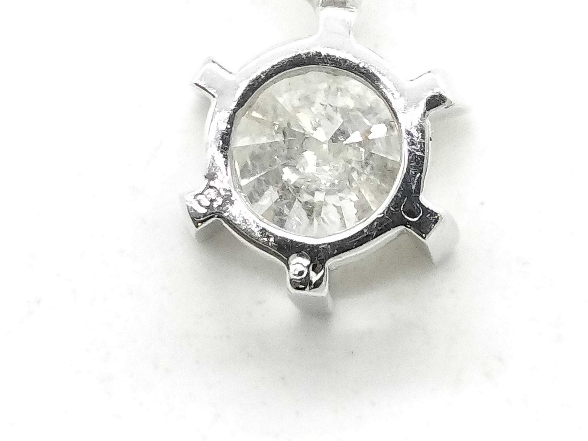 D0.93ct Pt900/850 5.4g Necklace 