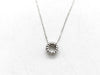D0.30ct K18WG 2.1g Necklace 