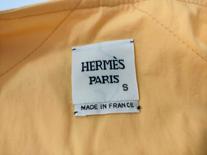 HERMES Wrap Coat with Eyelet Clasp, Cotton, 22SS Coat