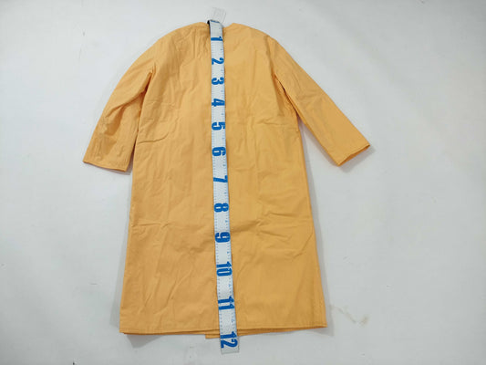 HERMES Wrap Coat with Eyelet Clasp, Cotton, 22SS Coat