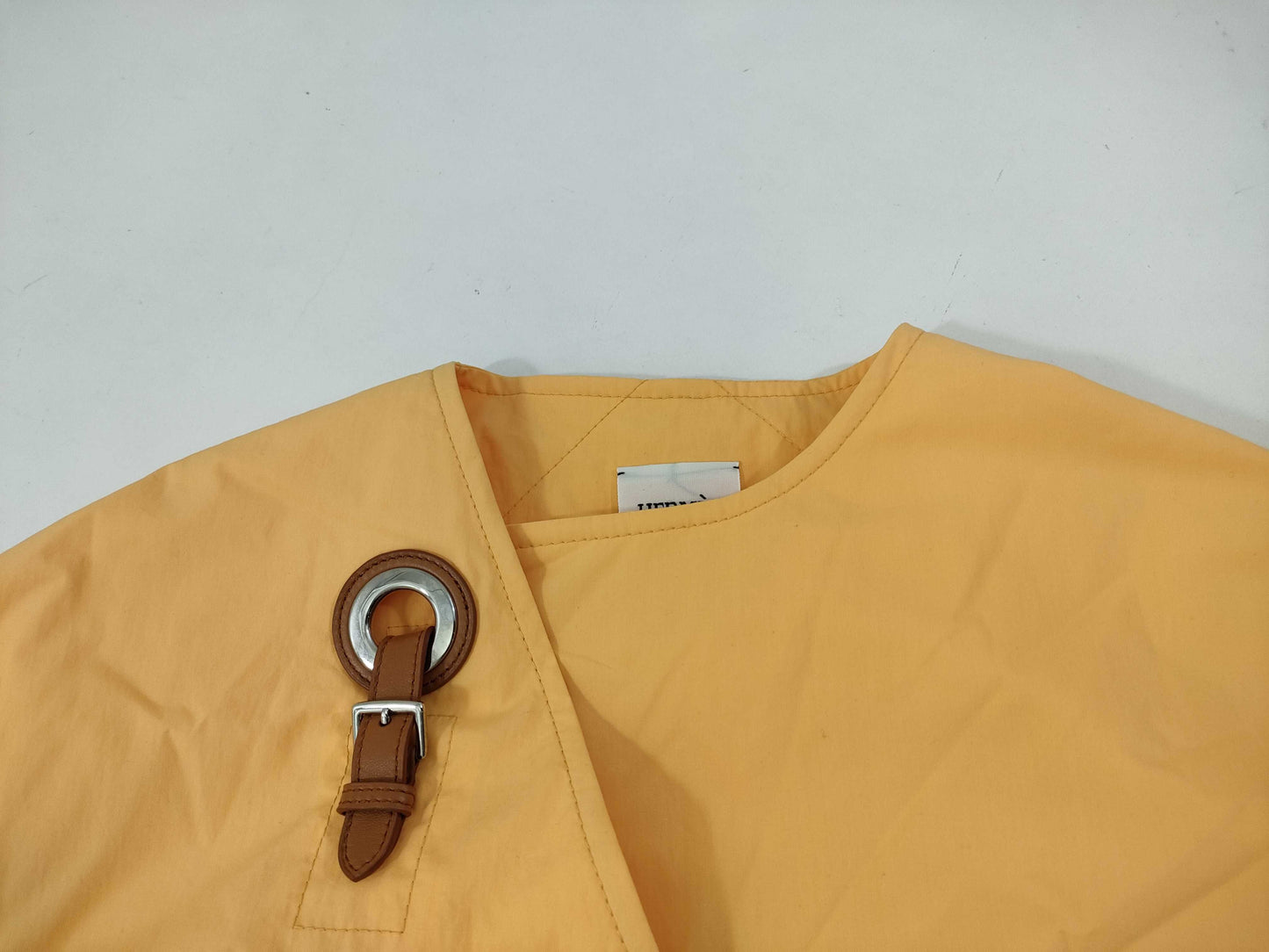 HERMES Wrap Coat with Eyelet Clasp, Cotton, 22SS Coat