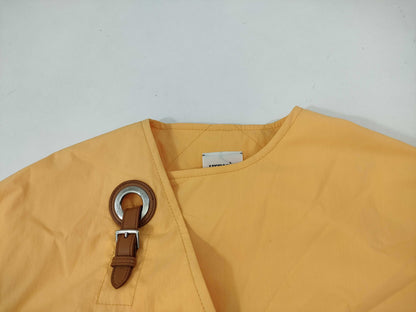HERMES Wrap Coat with Eyelet Clasp, Cotton, 22SS Coat