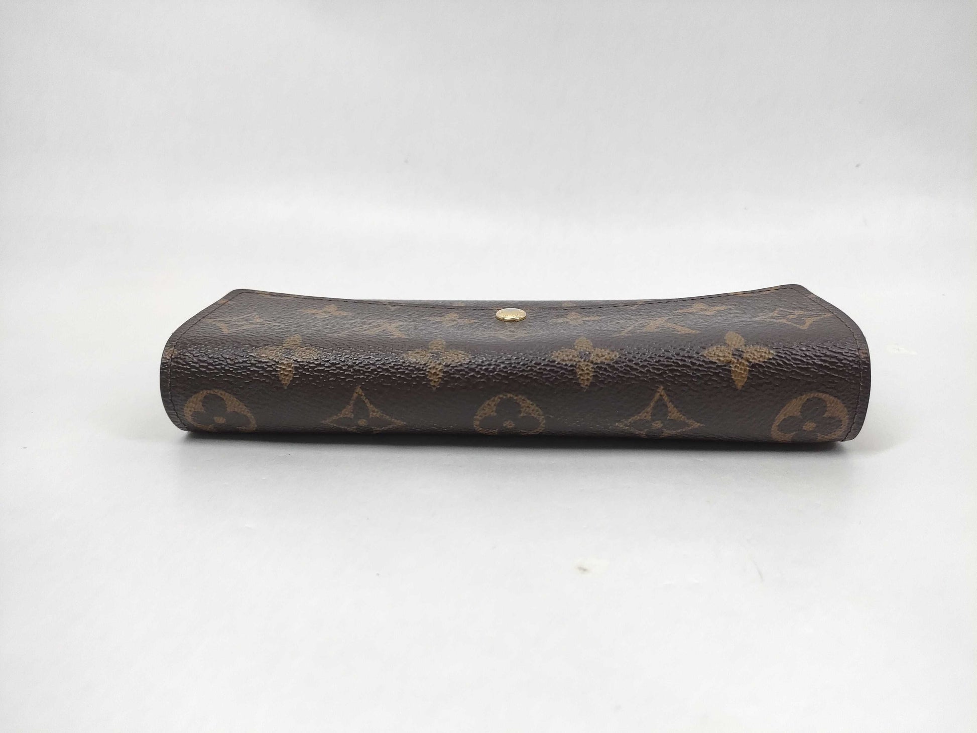 LOUIS VUITTON M60106 Monogram Portefeuille Sarah Leopard Print Pink Wallet/Initialized Wallet