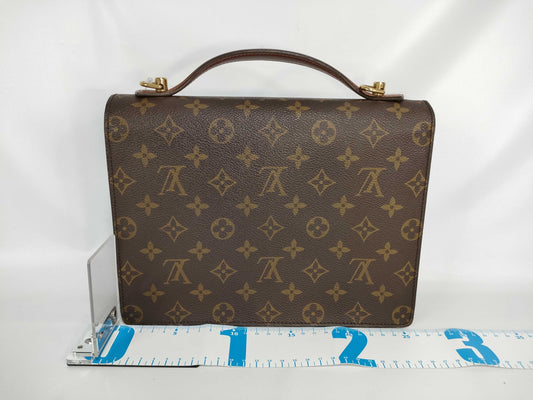 LOUIS VUITTON [Model Number] M51187 Monogram M51185 Monceau ST included, pocket interior is sticky, handbag