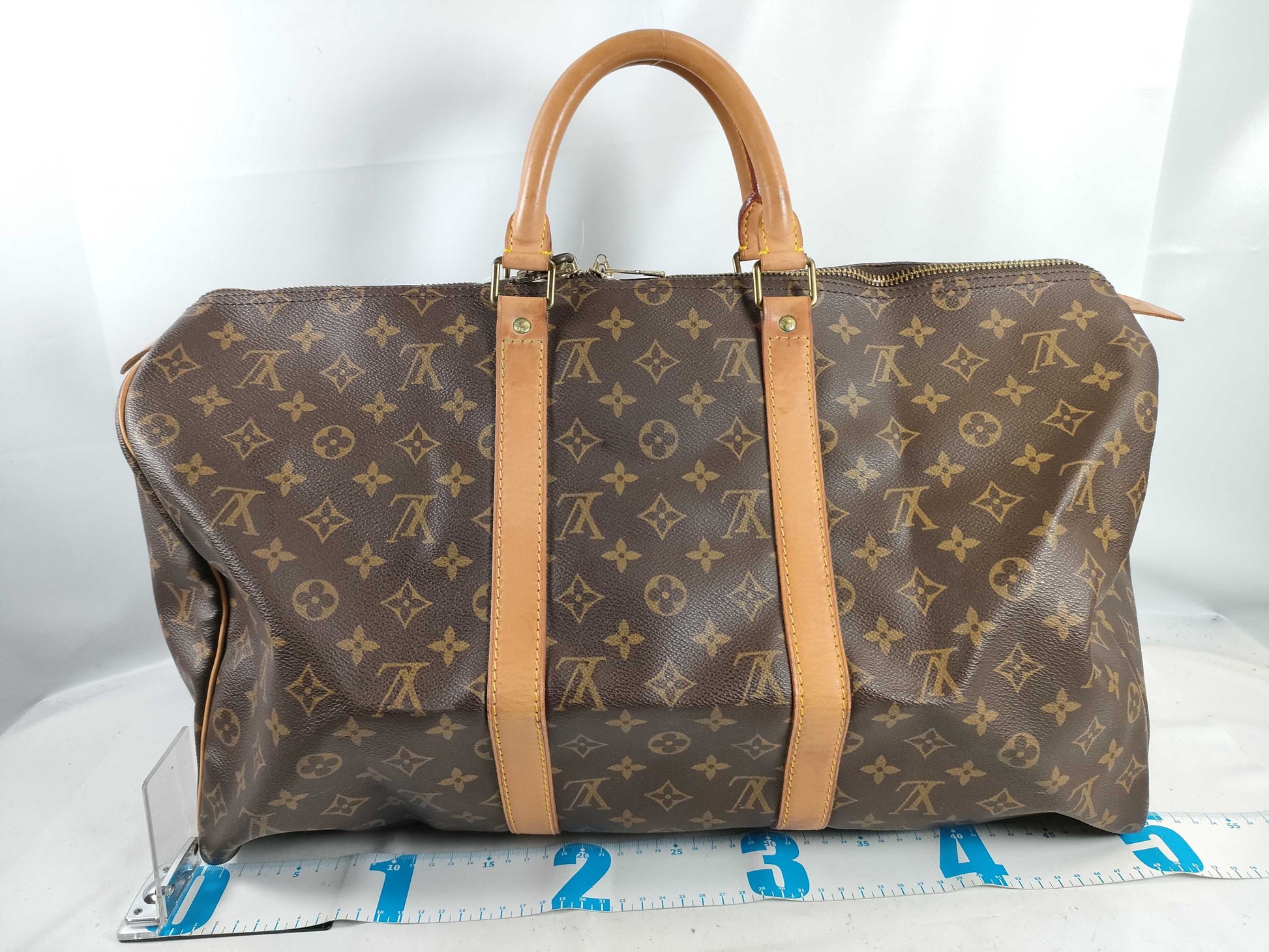 LOUIS VUITTON RFID Unverifiable MB 1910 Monogram M41426 Keepall 50 Boston Bag