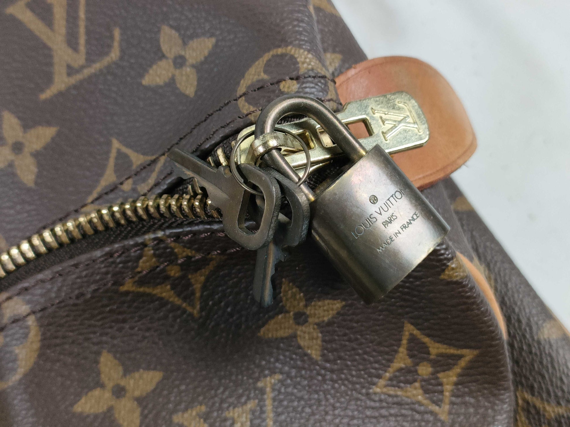 LOUIS VUITTON RFID Unverifiable MB 1910 Monogram M41426 Keepall 50 Boston Bag