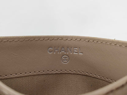 CHANEL Caviar Skin Card Case, Card Case, Pass Case, Business Card Case