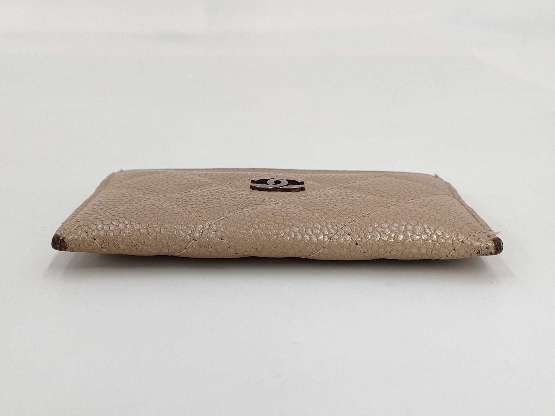 CHANEL Caviar Skin Card Case, Card Case, Pass Case, Business Card Case