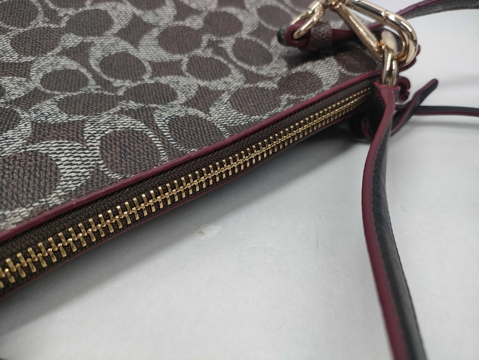 COACH Signature 2-Way Shoulder Bag