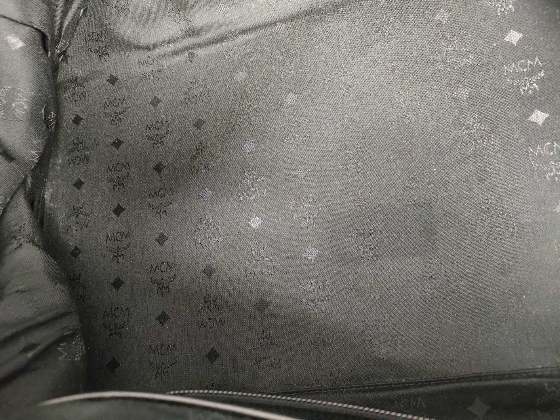 MCM Boston Block Boston Bag