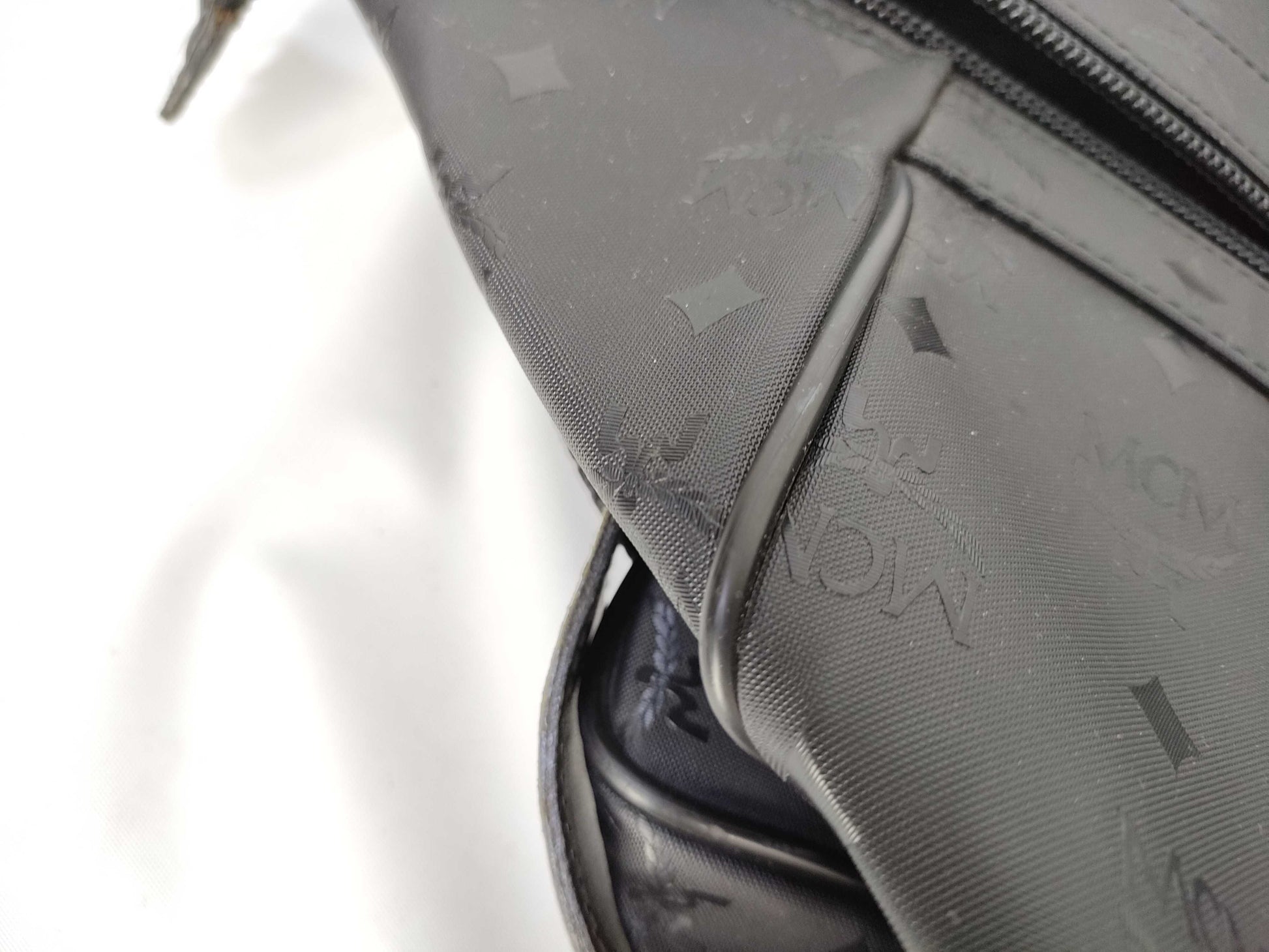 MCM Boston Block Boston Bag