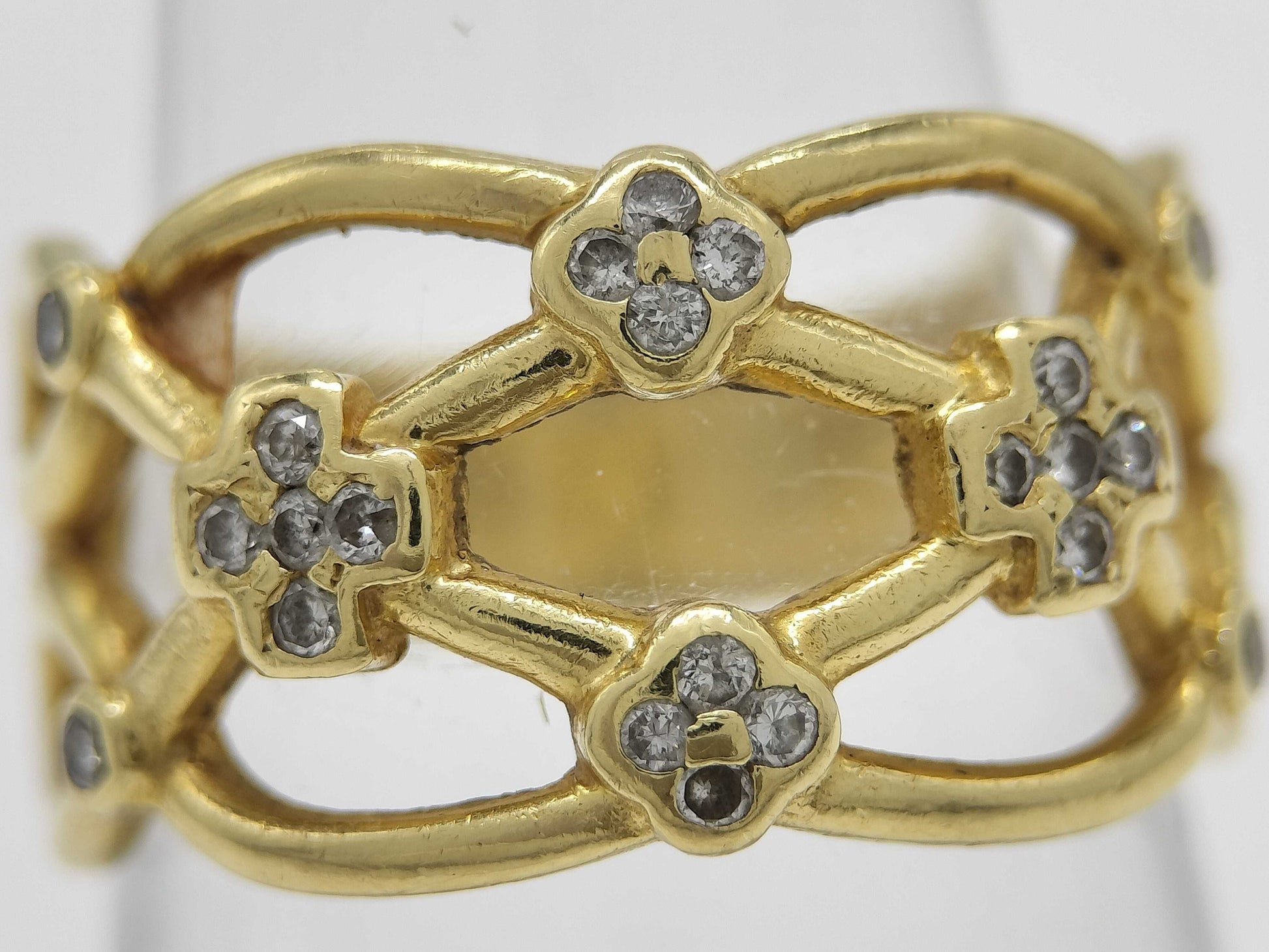 D0.18ct K18 5.7g Ring 
