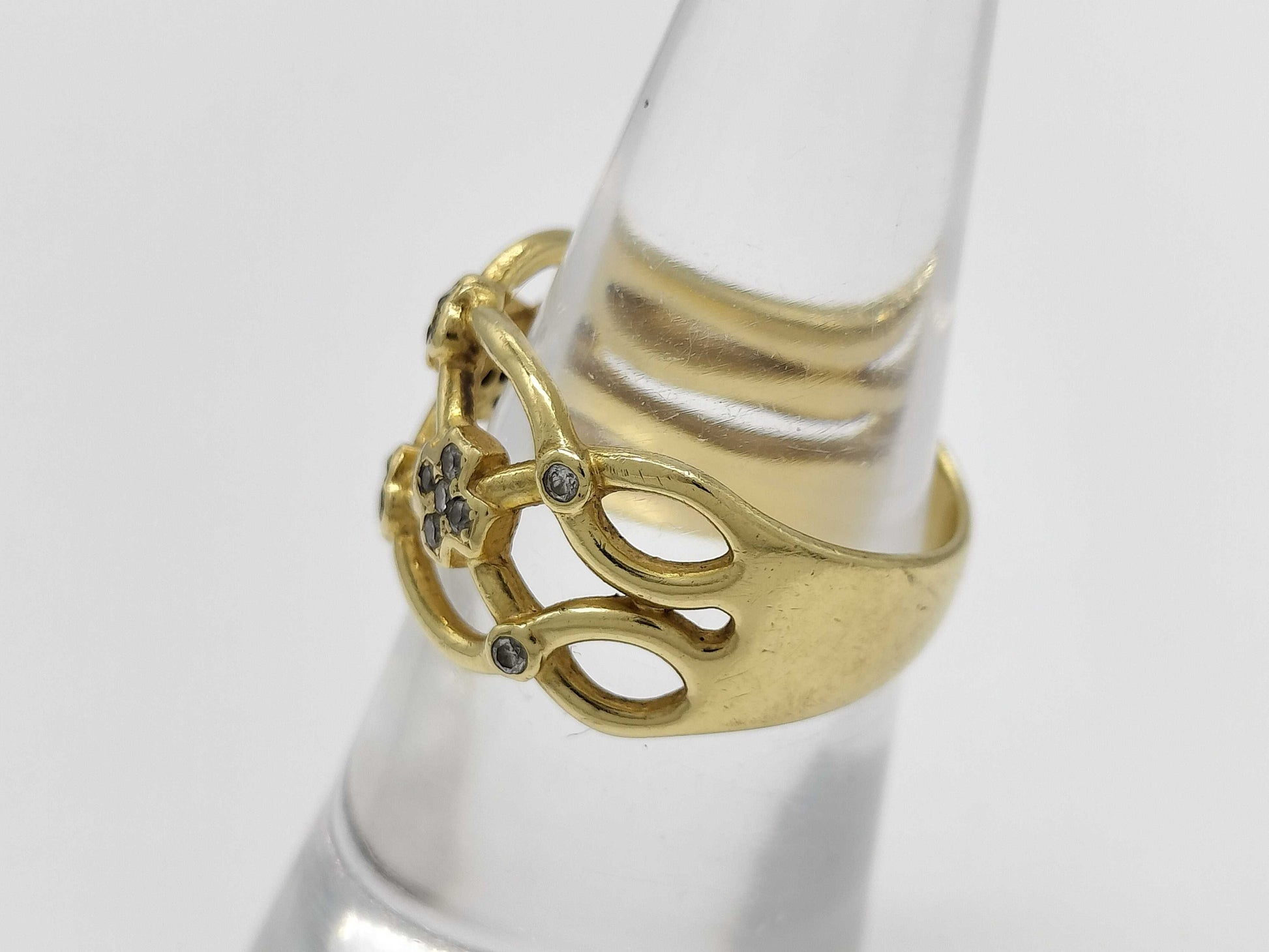 D0.18ct K18 5.7g Ring 