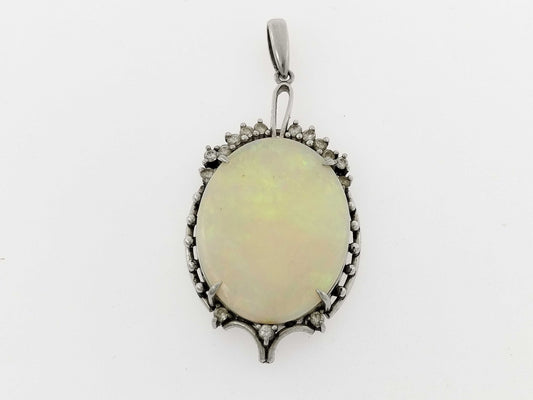 OP 8.08ct D 0.21ct Pt900 6.4g Pendant Top 