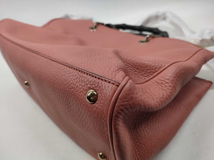 GUCCI Bamboo 323660 Pink 2-way Handbag