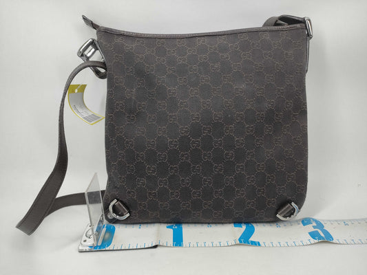 GUCCI GG Canvas 268642 Brown Shoulder Bag
