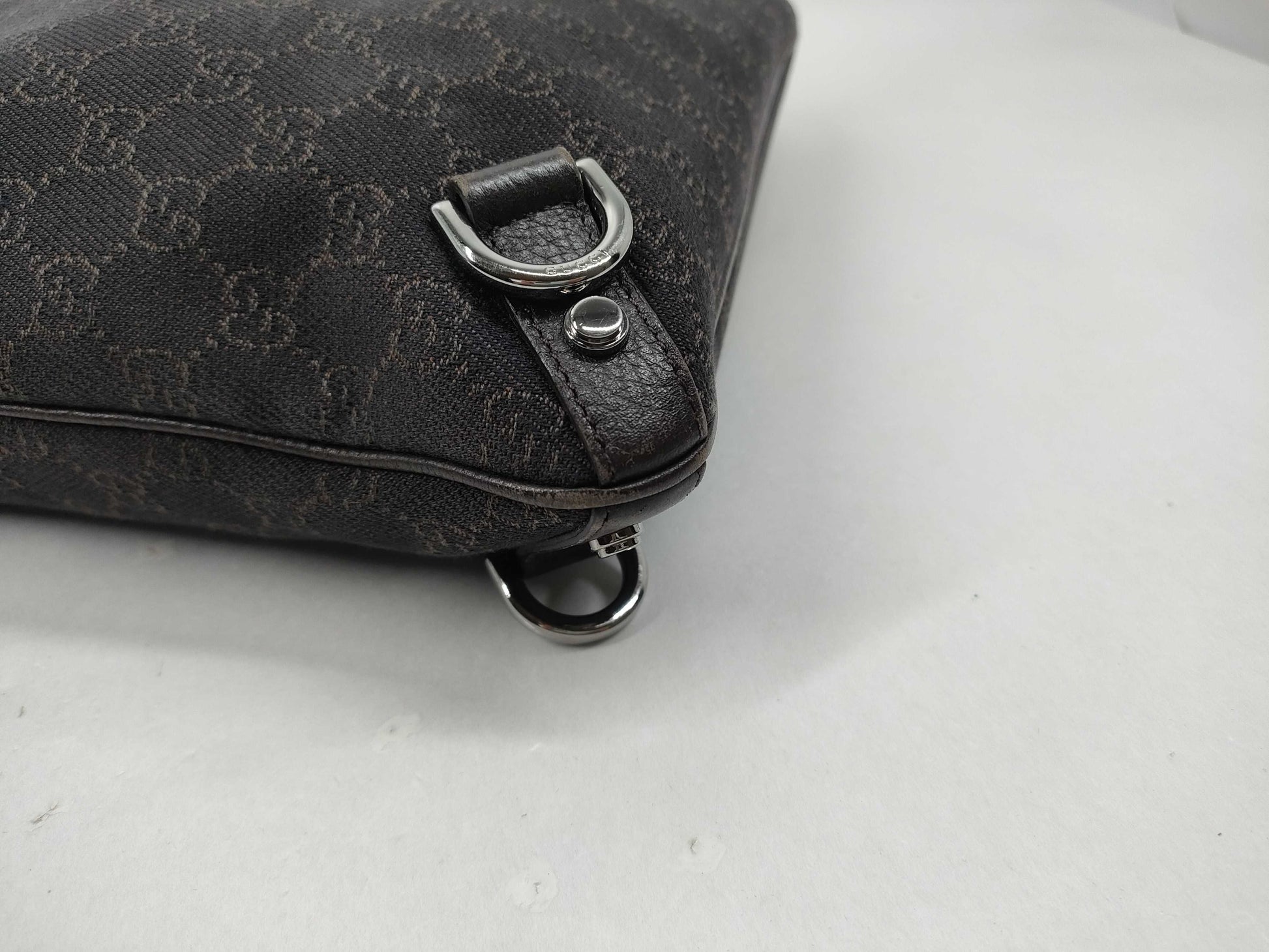 GUCCI GG Canvas 268642 Brown Shoulder Bag