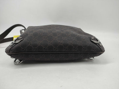 GUCCI GG Canvas 268642 Brown Shoulder Bag