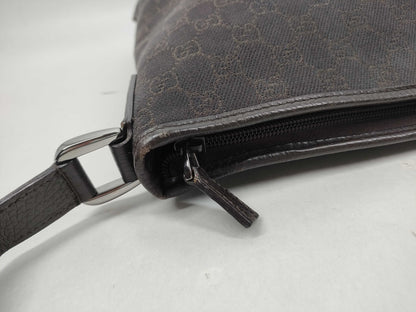 GUCCI GG Canvas 268642 Brown Shoulder Bag