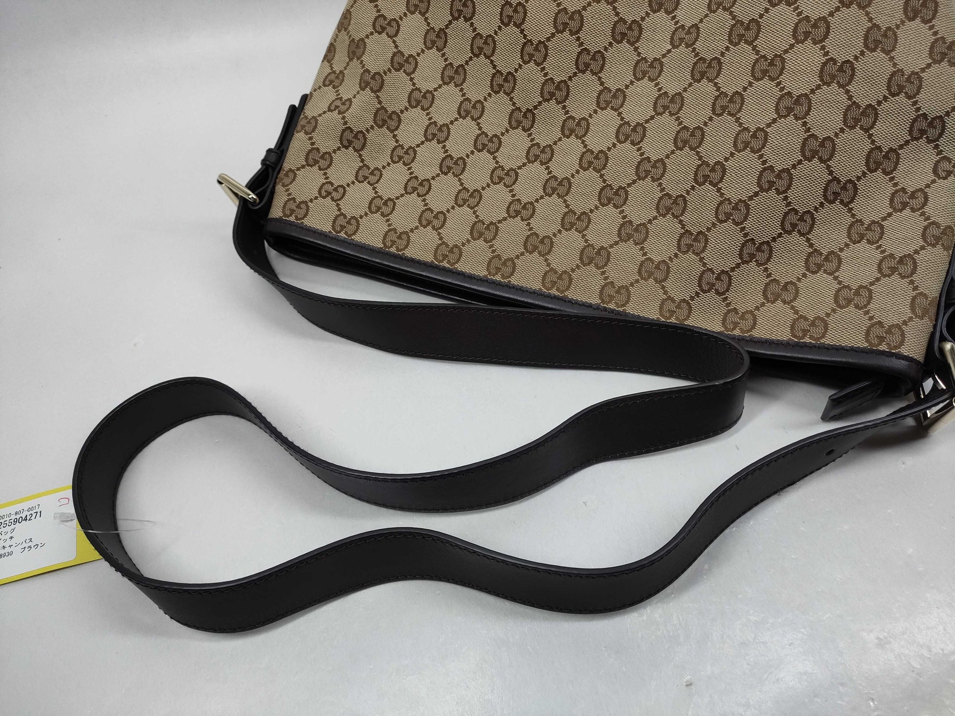 GUCCI GG Canvas 388930 Brown Shoulder Bag