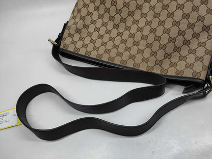 GUCCI GG Canvas 388930 Brown Shoulder Bag