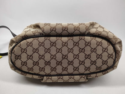GUCCI GG Canvas 388930 Brown Shoulder Bag