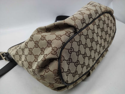 GUCCI GG Canvas 388930 Brown Shoulder Bag