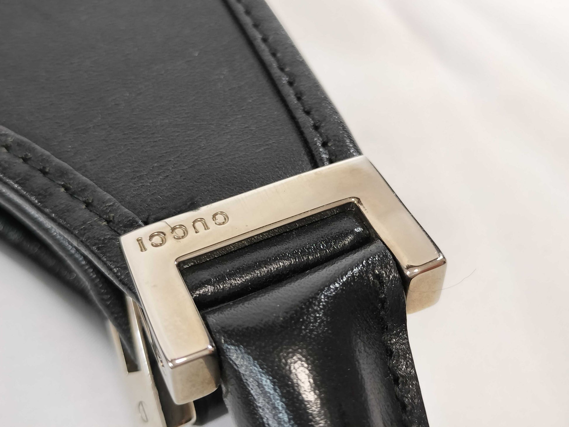 GUCCI Jackie Leather Hand 002 1067 Handbag