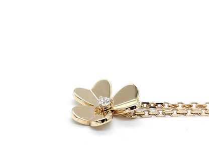 Van Cleef & Arpels Frivole 1PD PG Au750 6.8g Necklace 