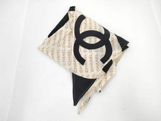 CHANEL Coco Mark Logo Scarf
