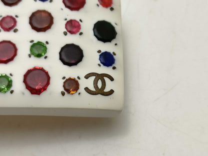 CHANEL 98P Color Stone Barrette Hair Accessory