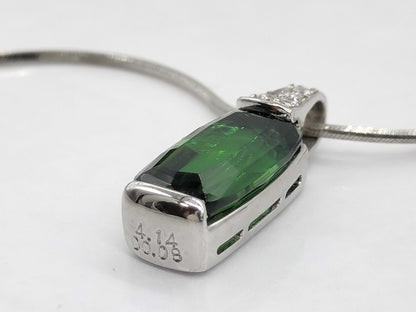 TL 4.14ct D 0.08ct Pt900/Pt850 8.2g Necklace 