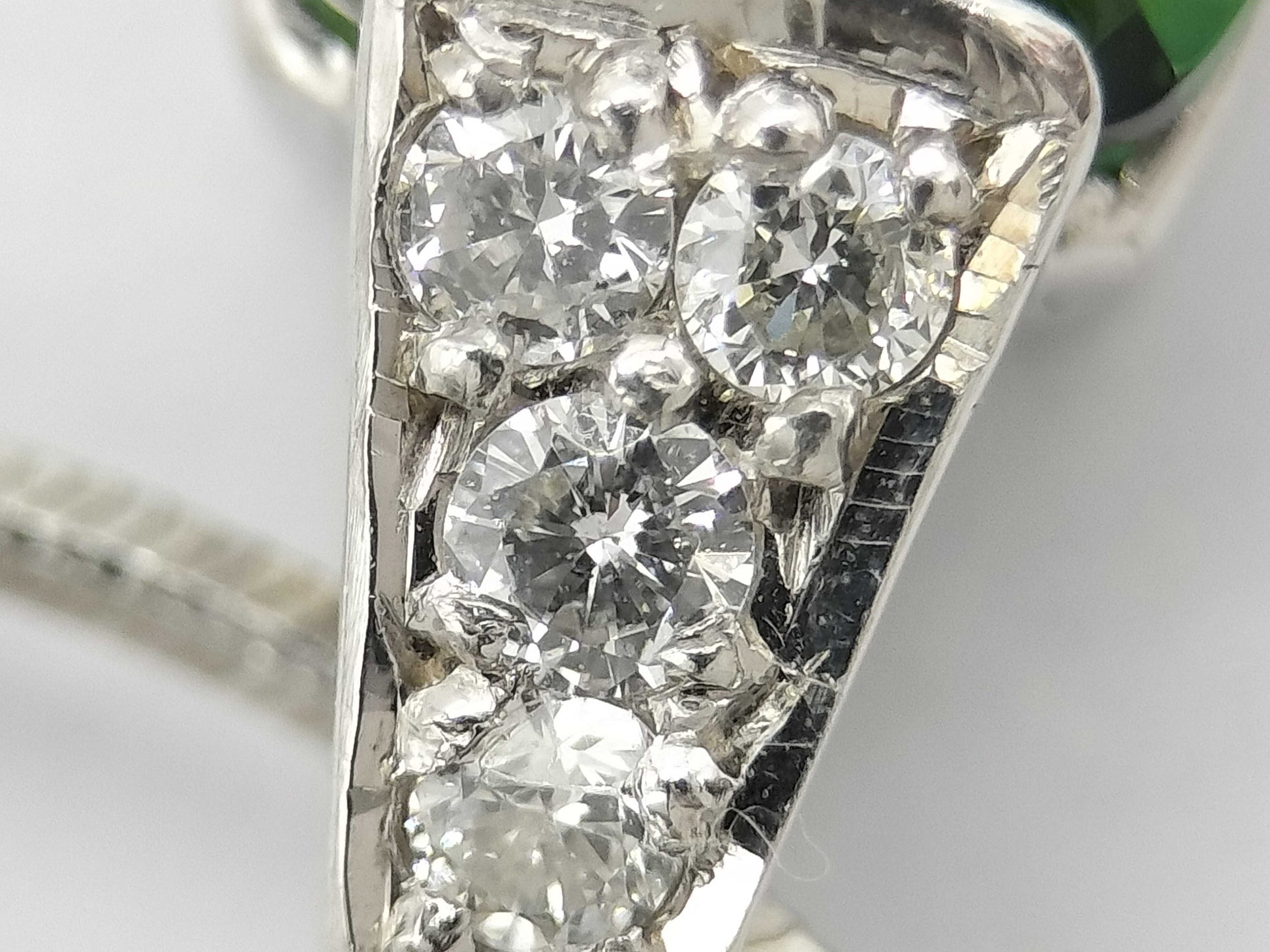 TL 4.14ct D 0.08ct Pt900/Pt850 8.2g Necklace 