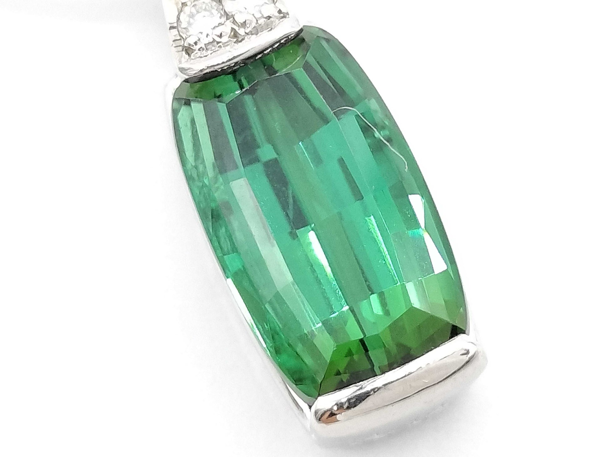 TL 4.14ct D 0.08ct Pt900/Pt850 8.2g Necklace 