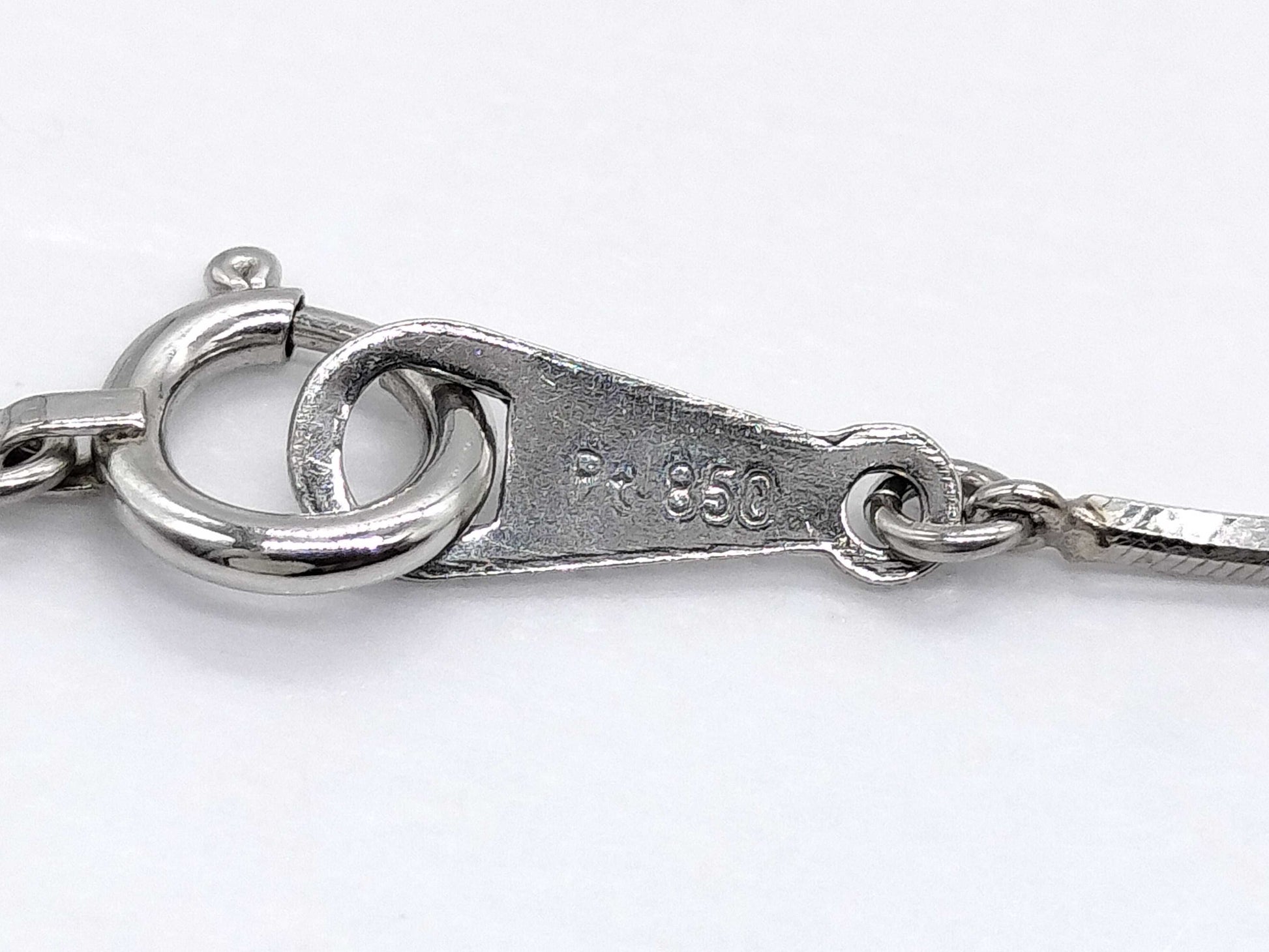 TL 4.14ct D 0.08ct Pt900/Pt850 8.2g Necklace 