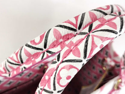 LOUIS VUITTON M22976 Monogram Flower Tile On the Go PM By the Pool RFID Verified Handbag