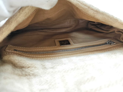 FENDI Mamma 2321-26424-008 / Wool / Condition Considered Handbag