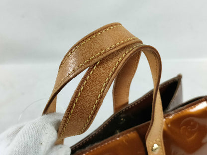 LOUIS VUITTON M91146 Vernis Reed PM Handbag