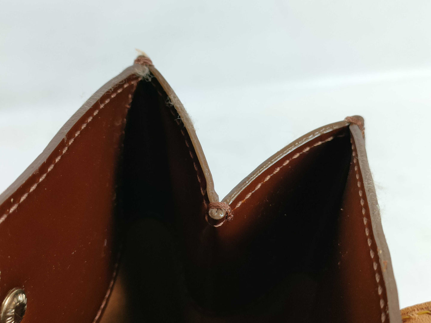 LOUIS VUITTON M91146 Vernis Reed PM Handbag
